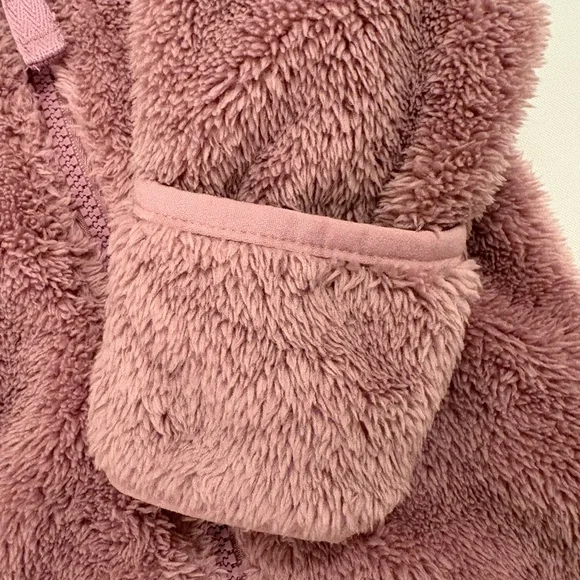 Hanna Andersson pink bunting suit romper fleece 6-12m Carter’s waffle jacket 9m - Picture 9 of 12